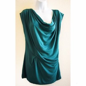 Tart Green Cowl Neck Top